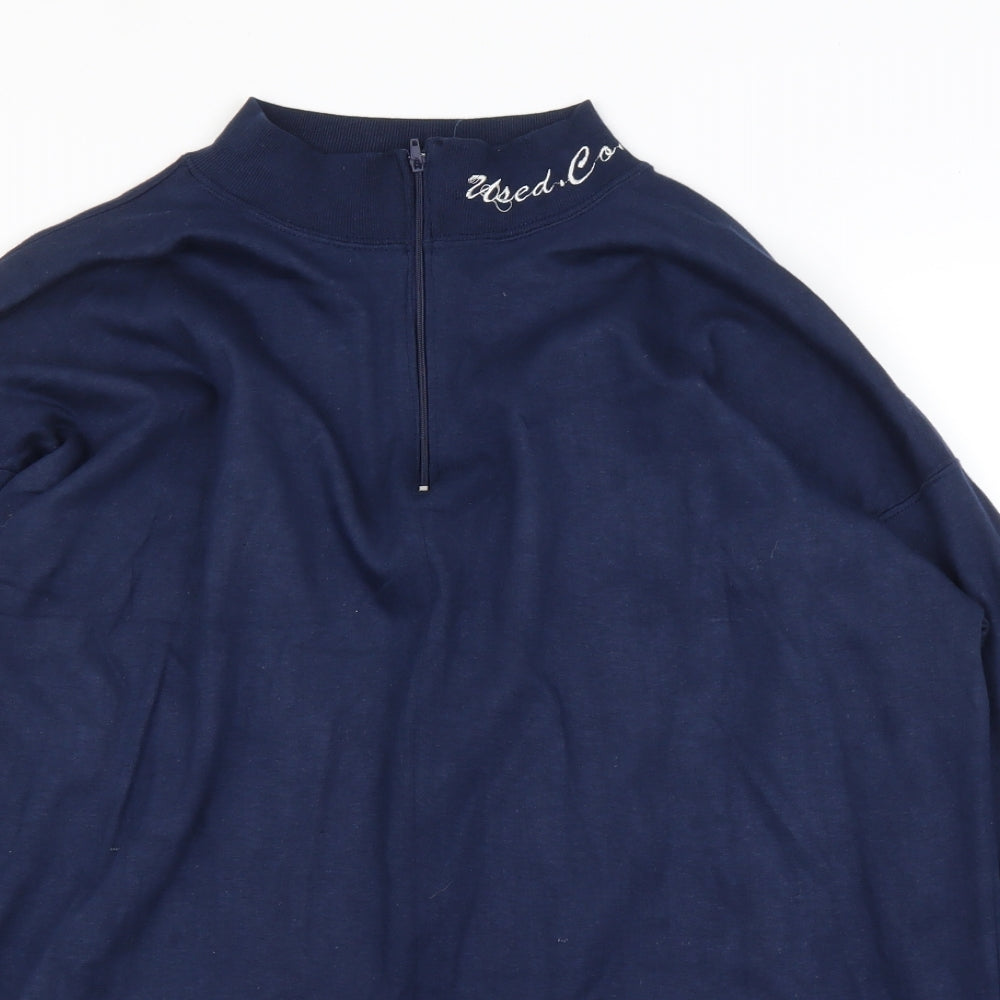 Used Co Mens Blue    T-Shirt Size M