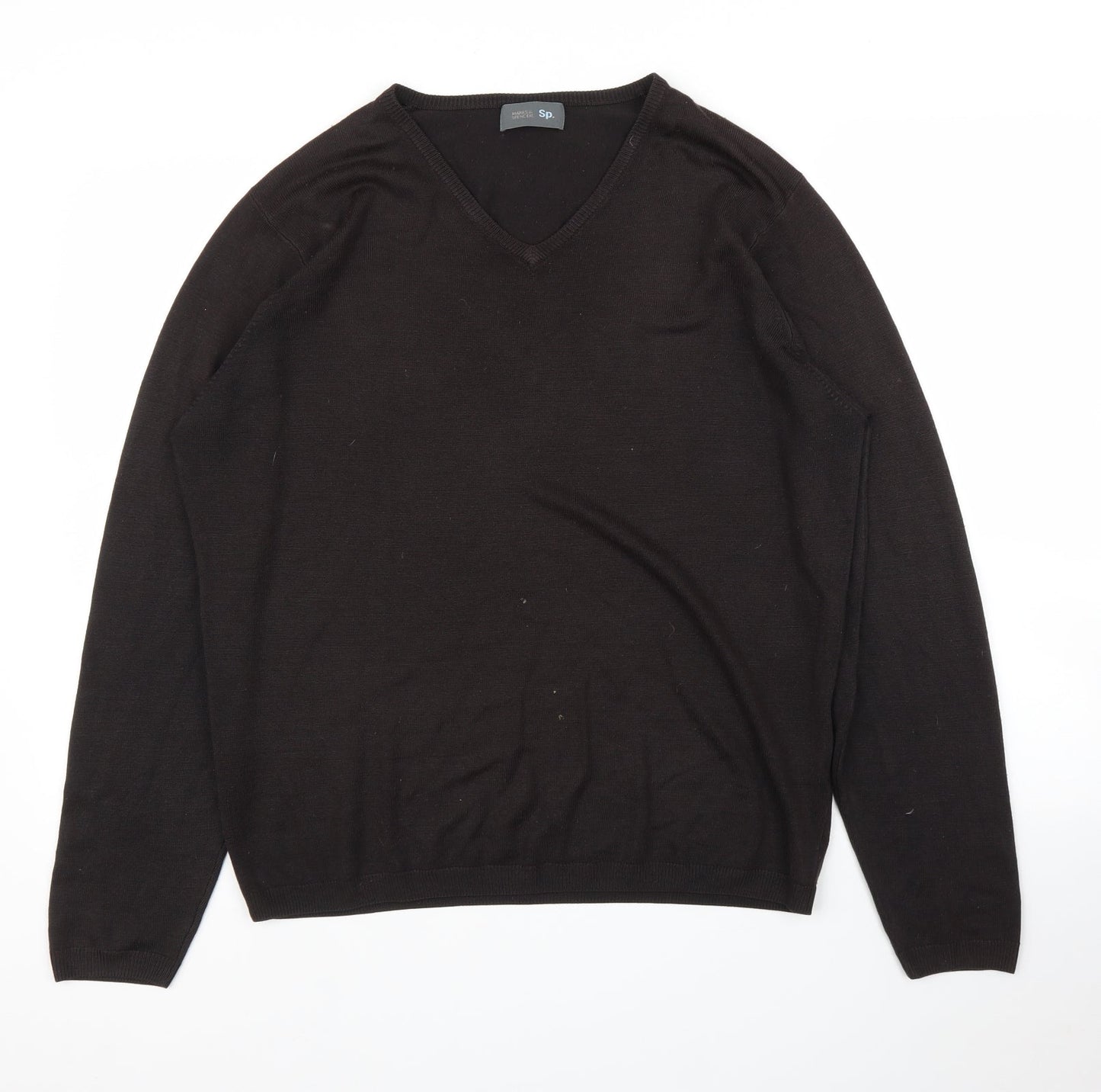 M&S Mens Brown   Pullover Jumper Size M