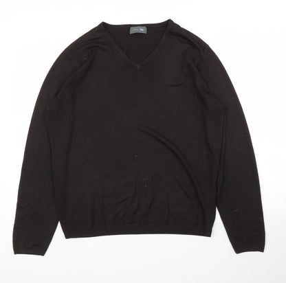 M&S Mens Brown   Pullover Jumper Size M