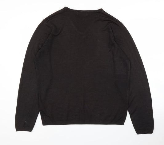 M&S Mens Brown   Pullover Jumper Size M