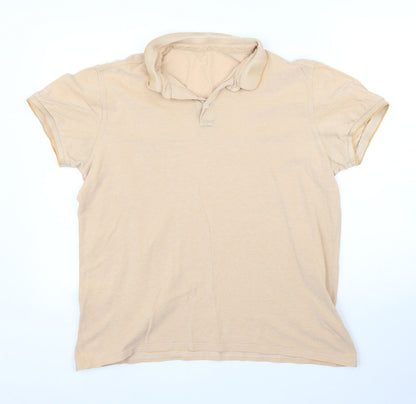 Preworn Mens Orange    Polo Size L