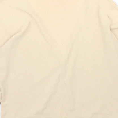 Womens UK Size M Preworn Beige Cardigan Jumper