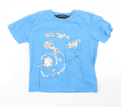 George Boys Blue   Basic T-Shirt Size 2-3 Years