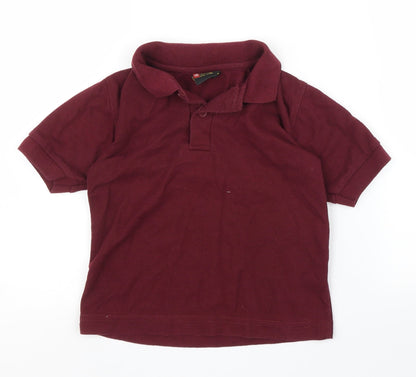 Cotton Ridge Boys Purple   Basic Polo Size 3 Years