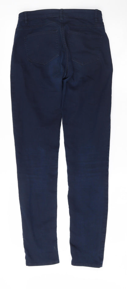 Womens UK Size 34 H&M Regular Fit Skinny Blue Jeans