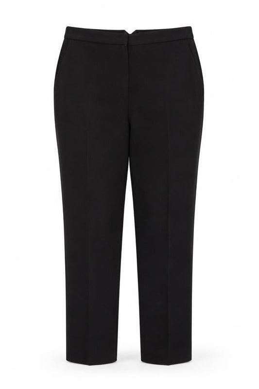Womens UK Size 8 Matalan Regular Fit  Black Trousers