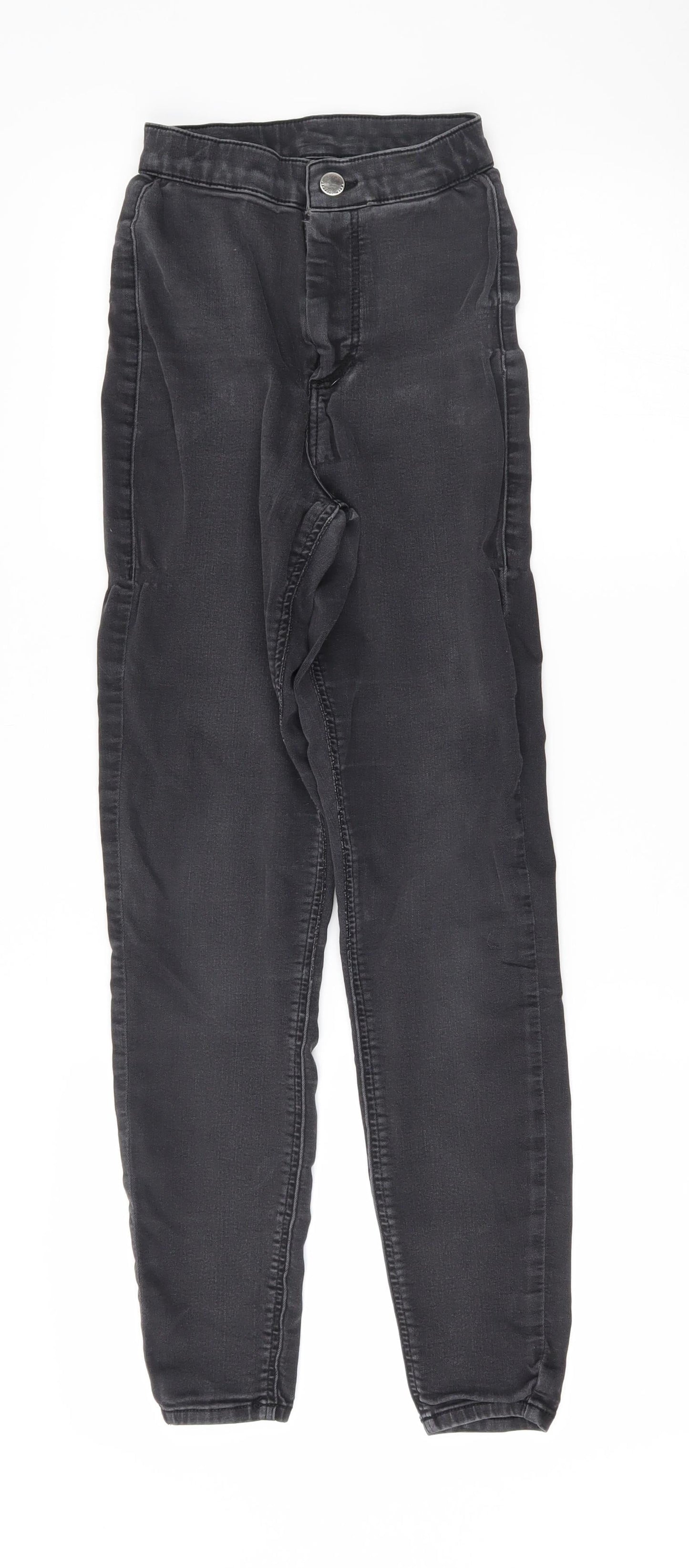 Topshop Womens Black   Skinny Jeans Size 25 L30 in