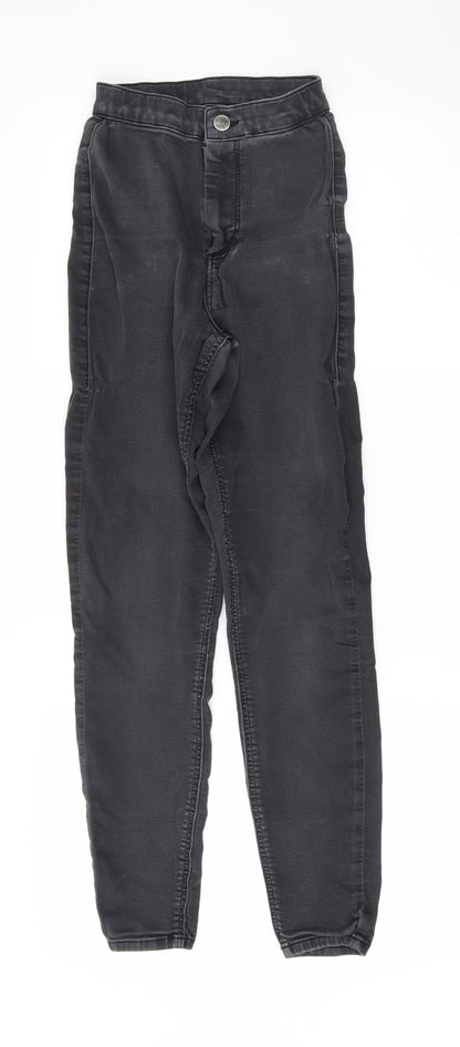 Topshop Womens Black   Skinny Jeans Size 25 L30 in