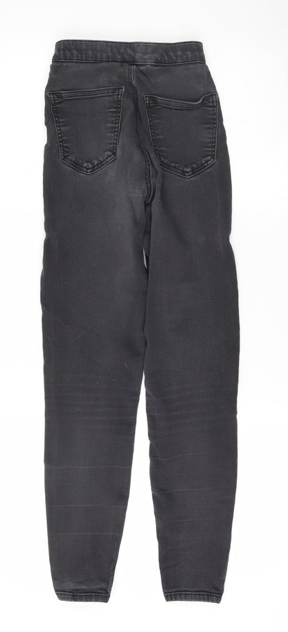 Topshop Womens Black   Skinny Jeans Size 25 L30 in