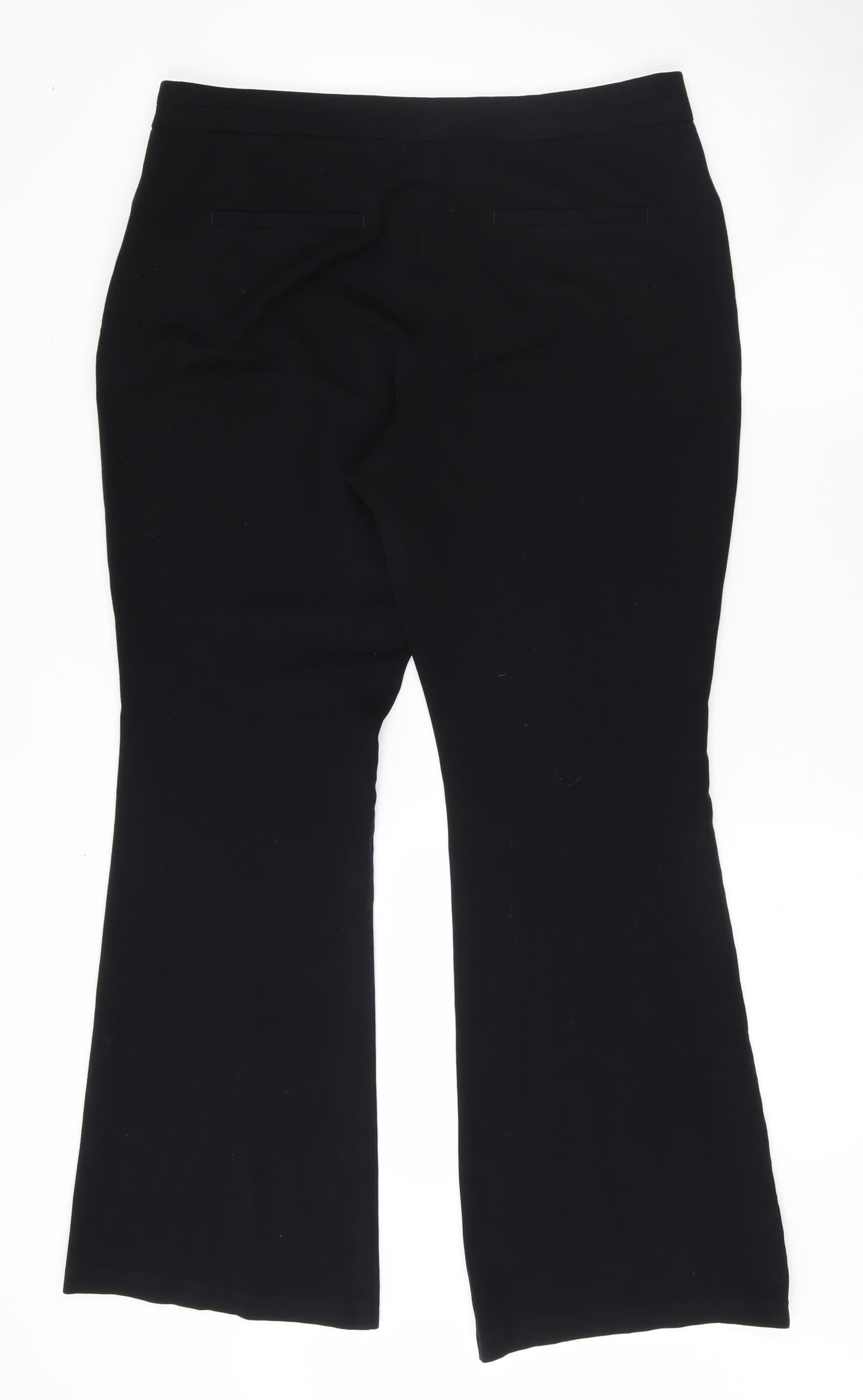 Womens UK Size 12 Marks and Spencer Regular Fit Sweatpants Black Trousers