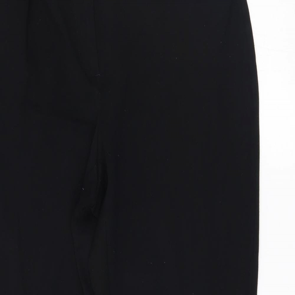 Womens UK Size 12 Marks and Spencer Regular Fit Sweatpants Black Trousers