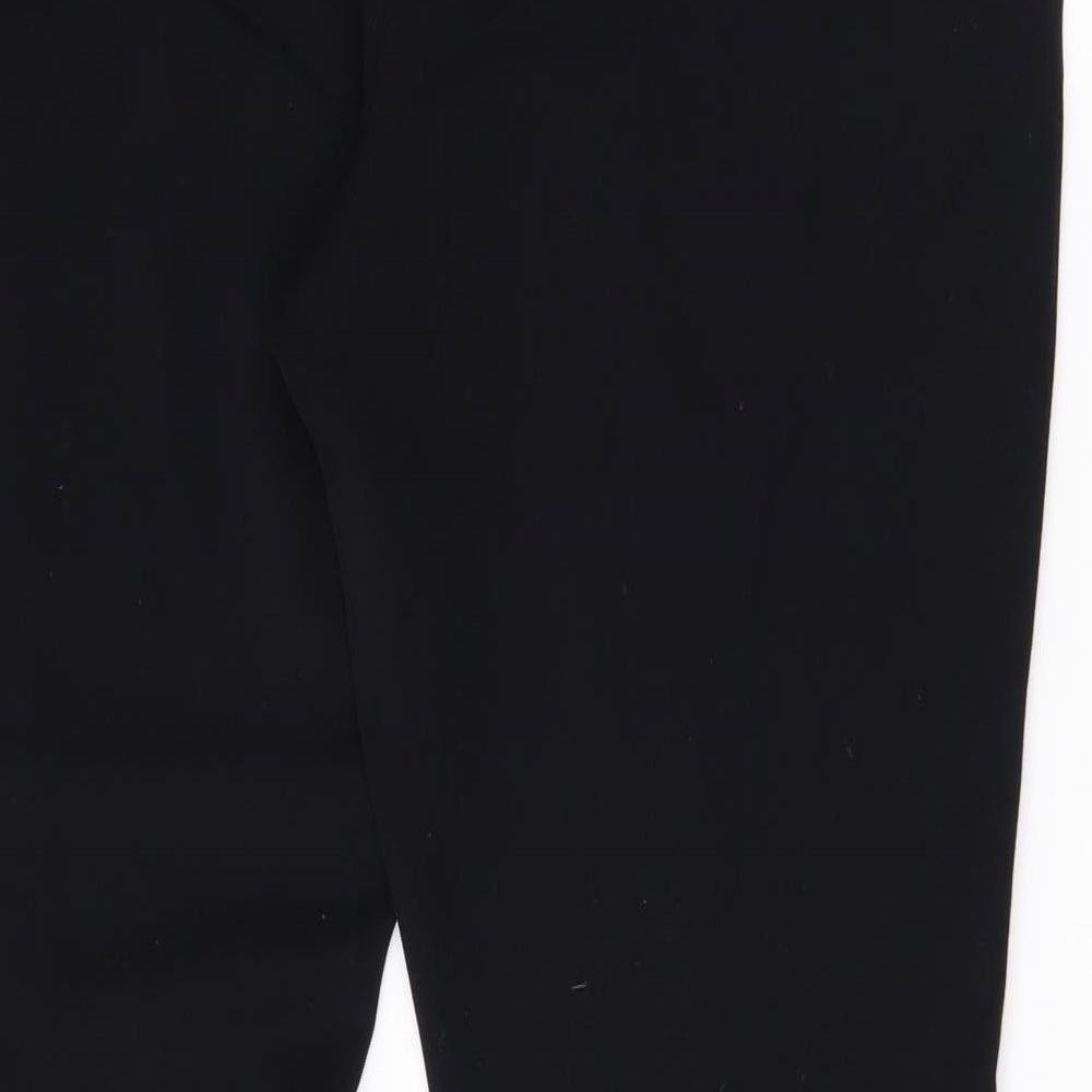 Womens UK Size 12 Marks and Spencer Regular Fit Sweatpants Black Trousers