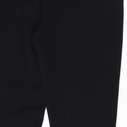 Womens UK Size 12 Marks and Spencer Regular Fit Sweatpants Black Trousers