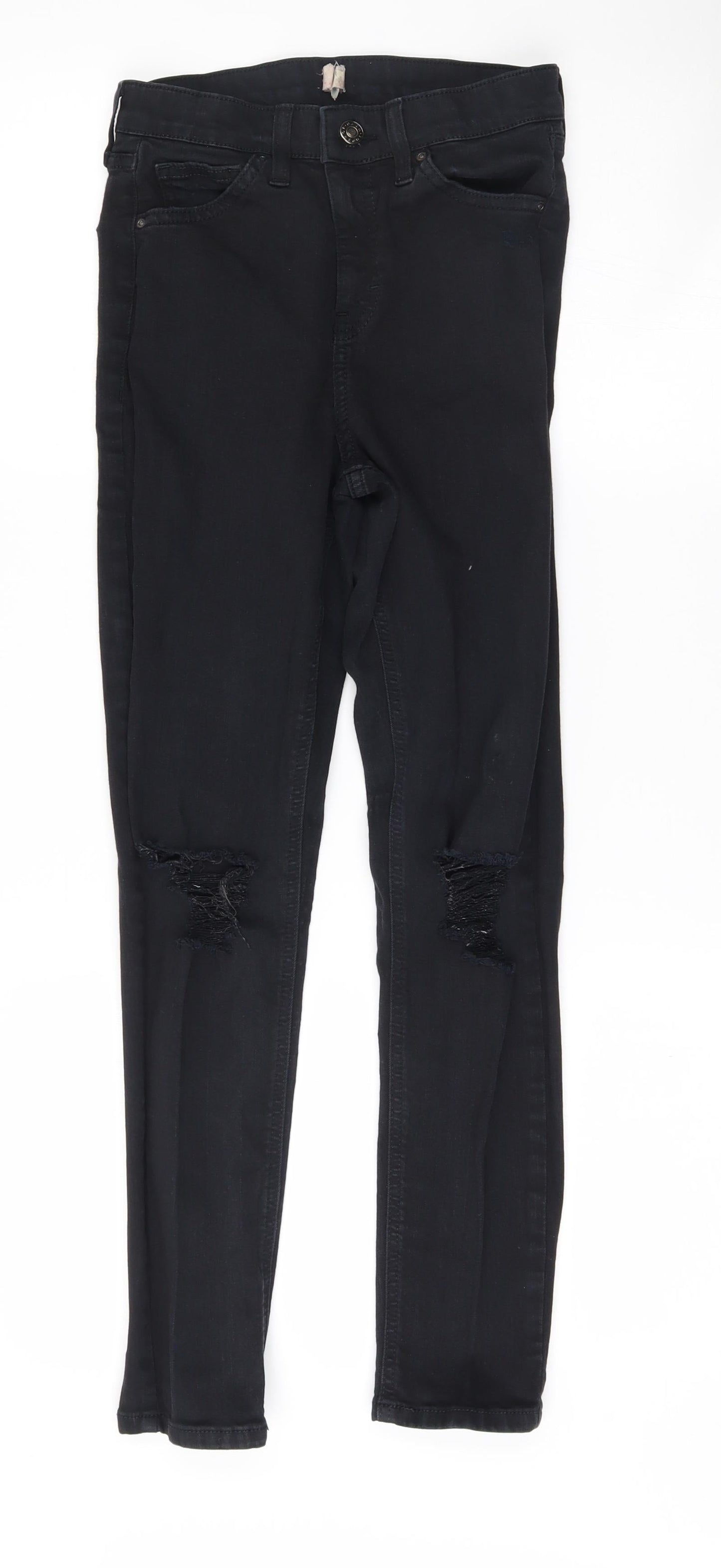 Topshop Womens Black   Skinny Jeans Size 26 L30 in