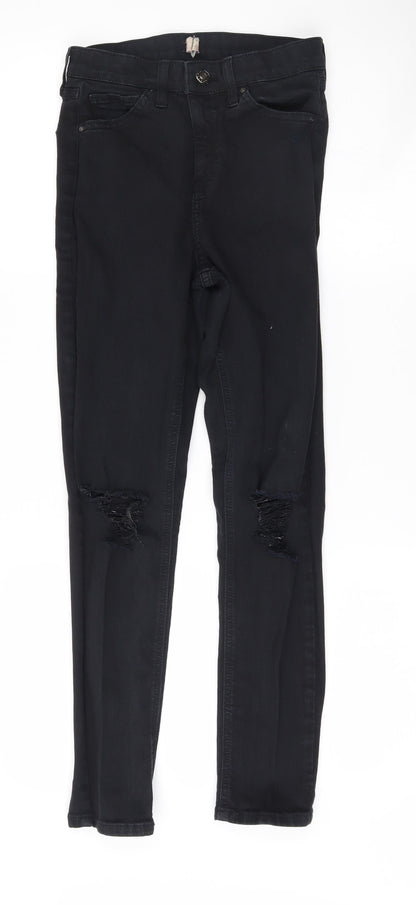 Topshop Womens Black   Skinny Jeans Size 26 L30 in