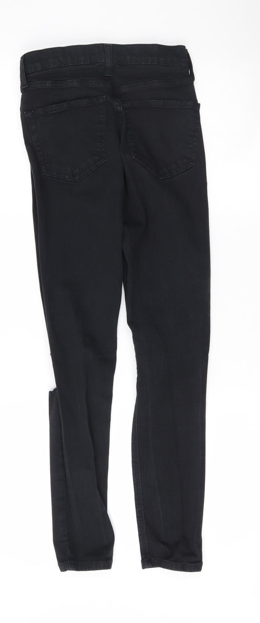 Topshop Womens Black   Skinny Jeans Size 26 L30 in