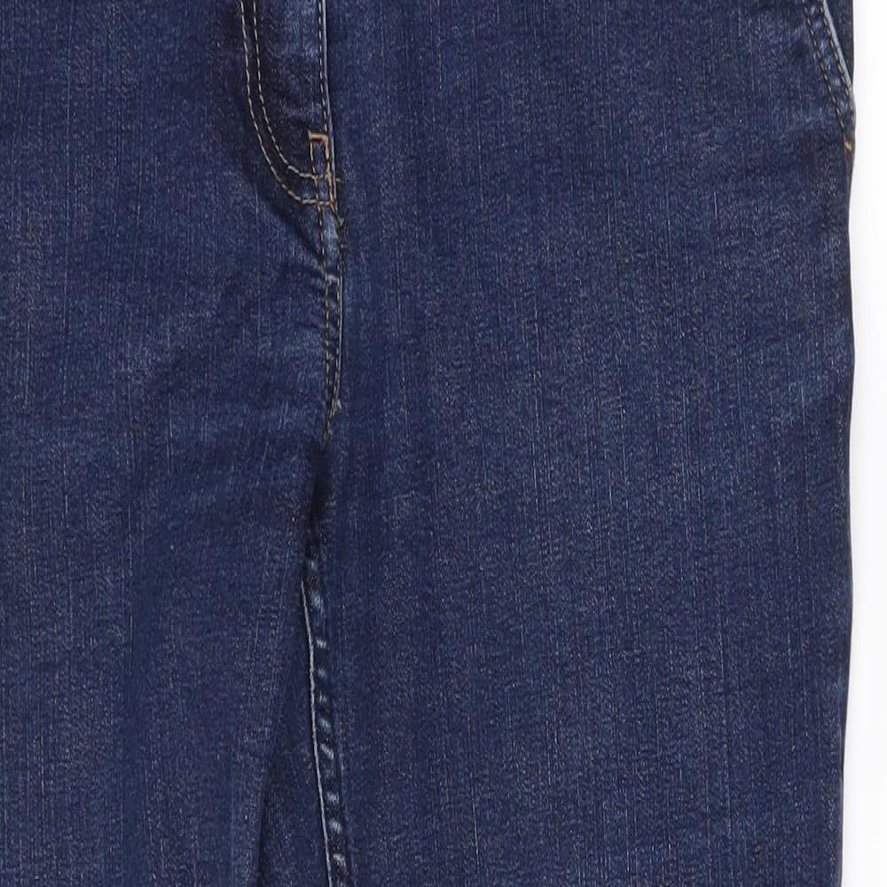 NEXT Womens Black   Straight Jeans Size 10 L26.5 in