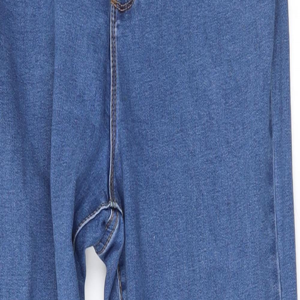 Denim & Co. Womens Blue   Skinny Jeans Size 14 L24.5 in