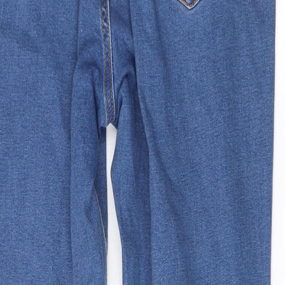 Denim & Co. Womens Blue   Skinny Jeans Size 14 L24.5 in