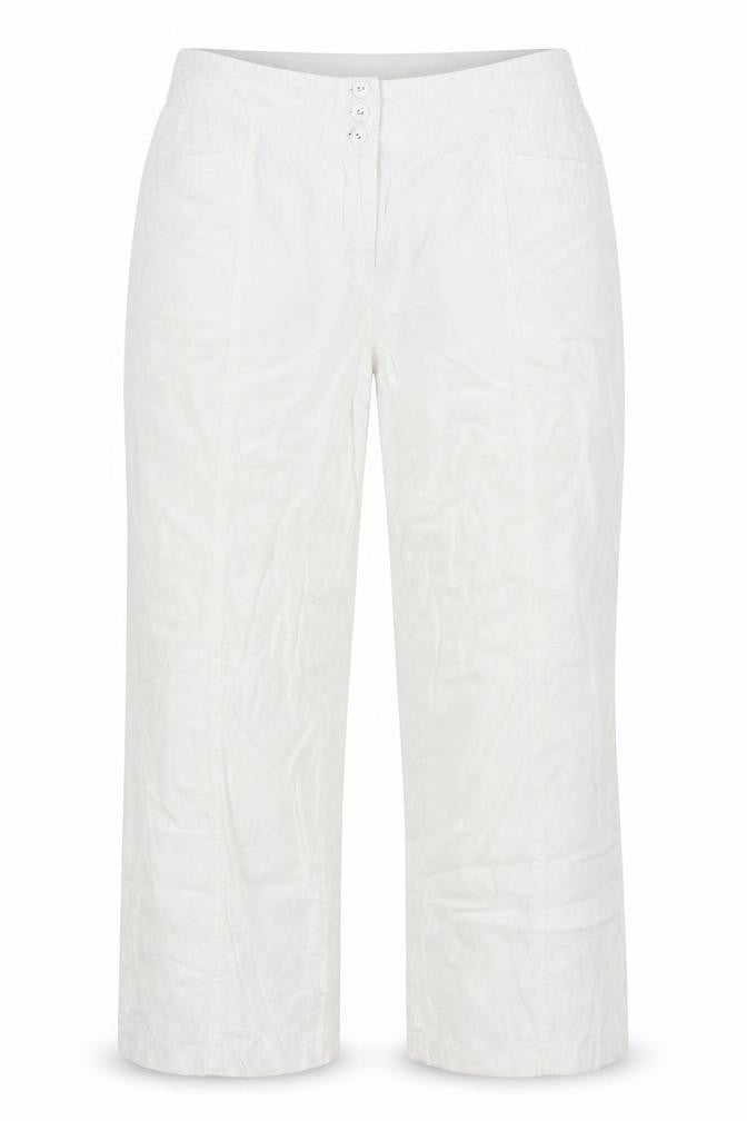 Womens UK Size 18 Soon Regular Fit  White Trousers