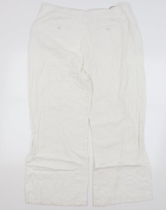 Soon Womens White   Trousers  Size 18 L28.5 in