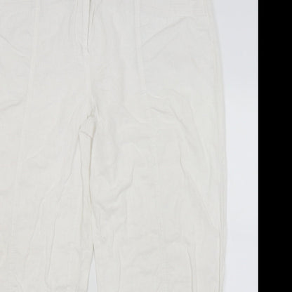 Soon Womens White   Trousers  Size 18 L28.5 in