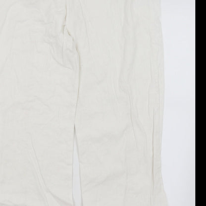 Soon Womens White   Trousers  Size 18 L28.5 in