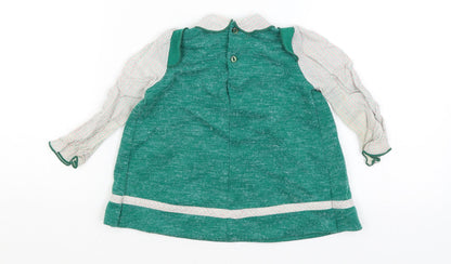 Mothercare Baby Green   Fit & Flare  Size 12 Months