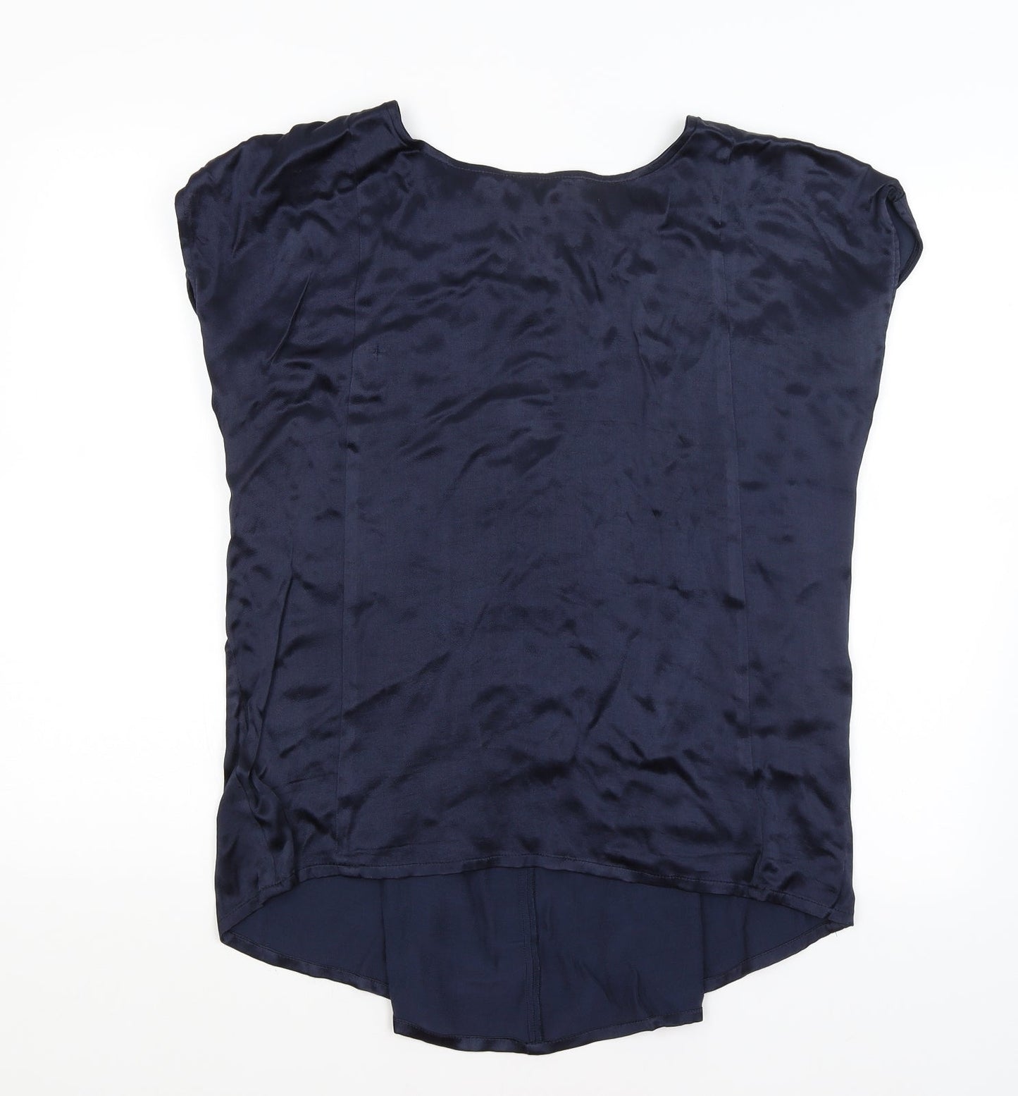 One Two Womens Blue   Basic T-Shirt Size 14