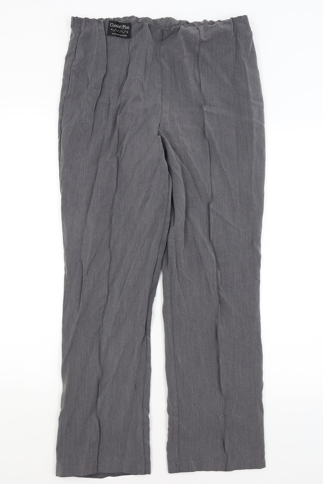 Womens UK Size 12 Vida Vi Regular Fit  Grey Trousers