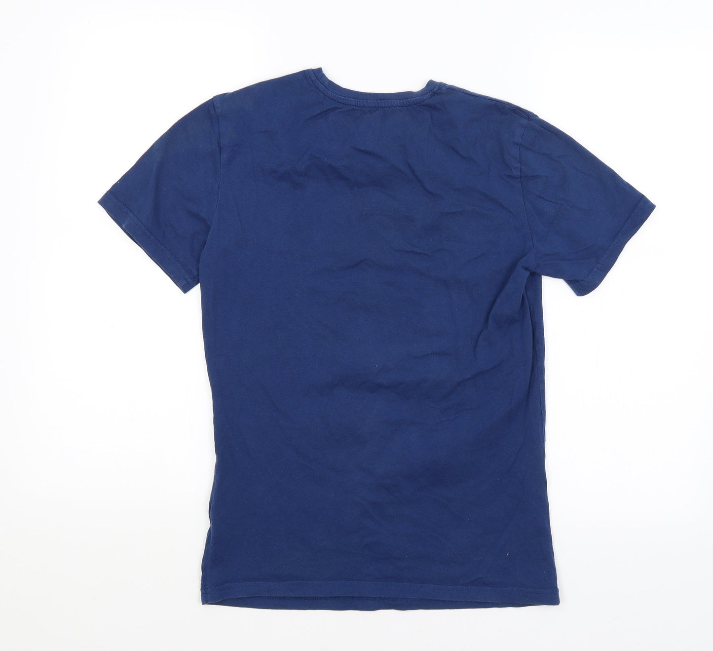 Womens UK Size XS Tesco Blue Basic T-Shirt