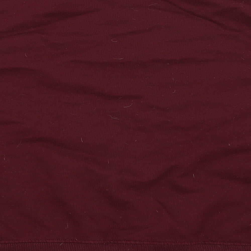 Womens UK Size L New Look Red Pullover Jumper
