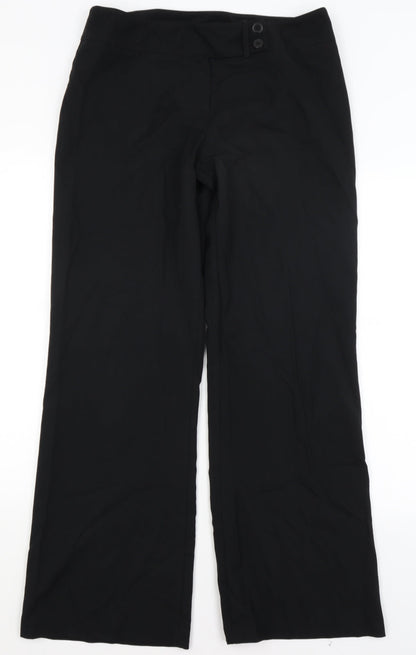Womens UK Size 14 Dorothy Perkins Regular Fit  Black Trousers