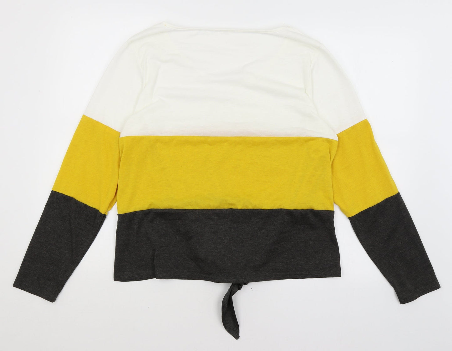 Womens UK Size L Preworn White Pullover Jumper