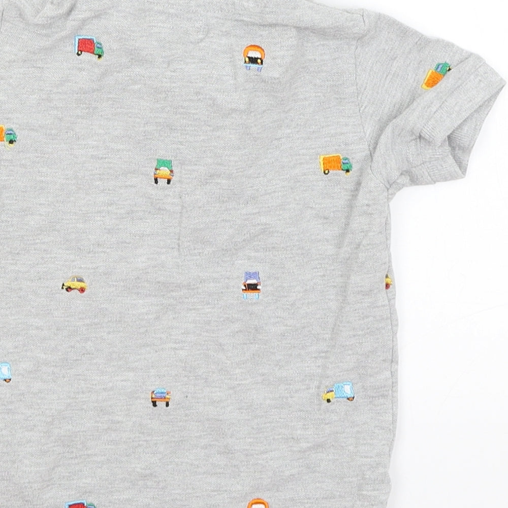 NEXT Baby Grey   Basic Polo Size 18-24 Months  - Trucks