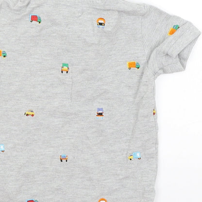 NEXT Baby Grey   Basic Polo Size 18-24 Months  - Trucks