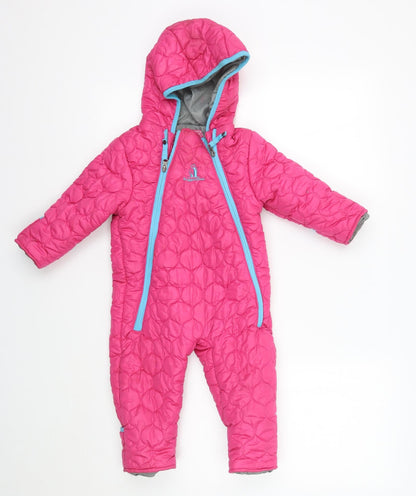 Rugged Bear Girls Pink   Babygrow One-Piece Size 18 Months