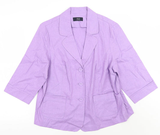 Womens UK Size  Isle Purple Jacket