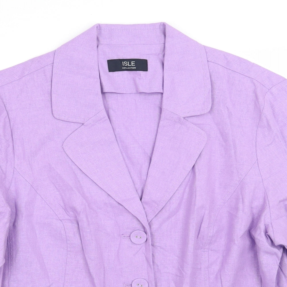 Womens UK Size  Isle Purple Jacket