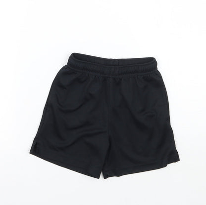NEXT Girls Black   Sweat Shorts Size 4 Years