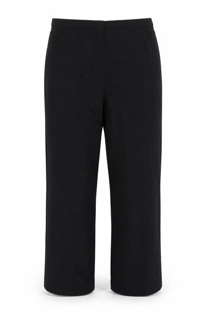 Womens UK Size 34 Preworn Regular Fit  Black Trousers