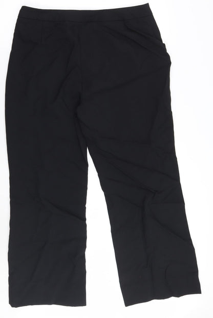 Russums Womens Black   Trousers  Size 16 L26 in
