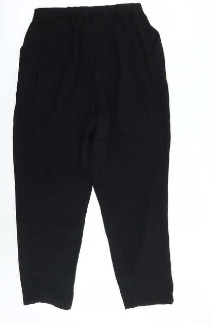 Womens UK Size 8 H&M Regular Fit  Black Trousers