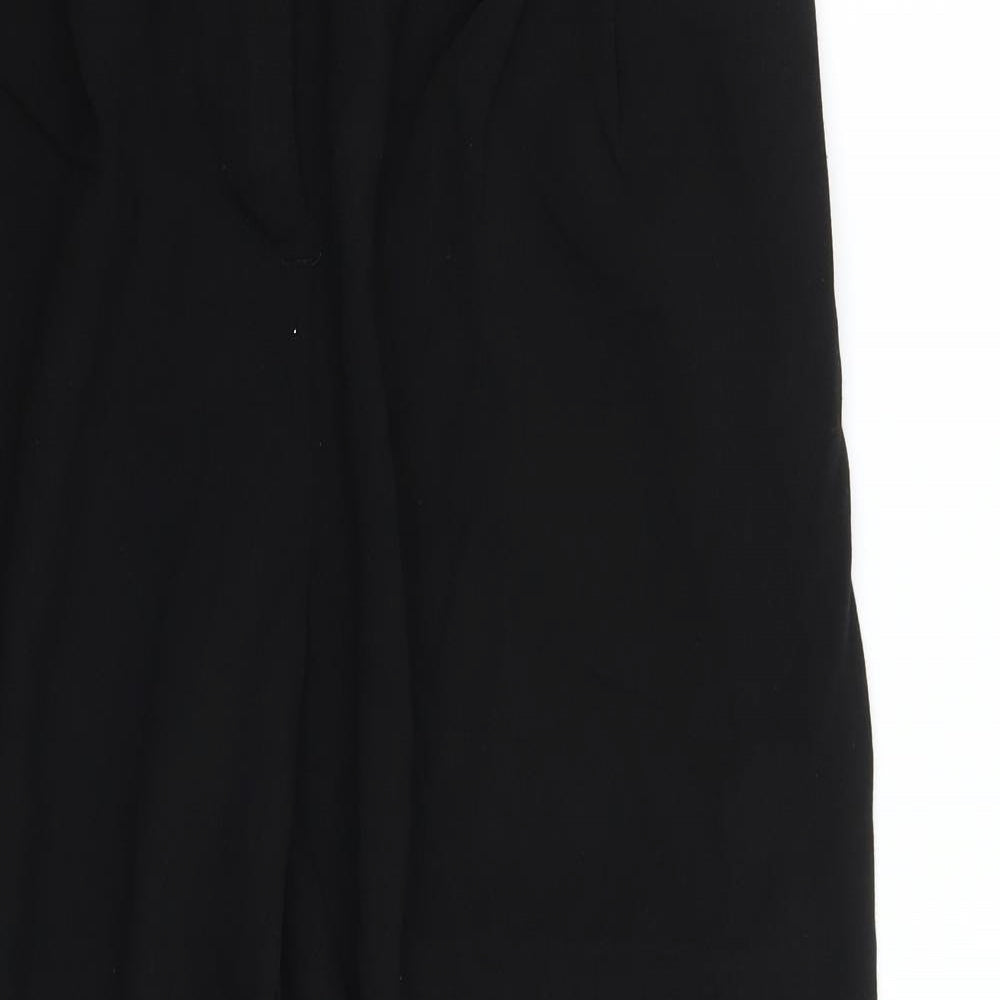 Womens UK Size 8 H&M Regular Fit  Black Trousers