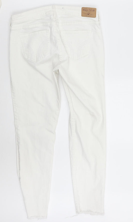 Hollister Womens White   Skinny Jeans Size 27 L24 in