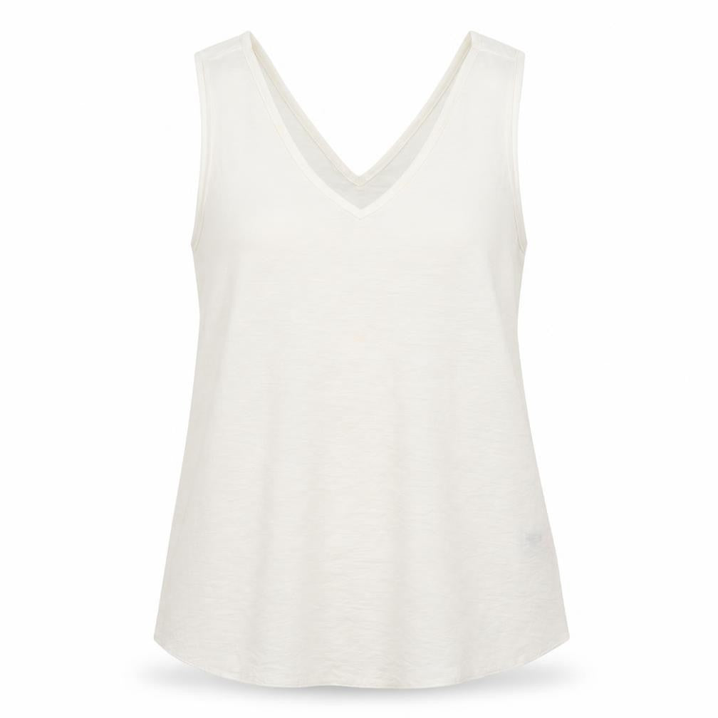 Womens UK Size M Nutmeg White Basic Blouse