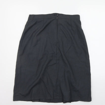 Geejay Womens Grey   A-Line Skirt Size 32 in