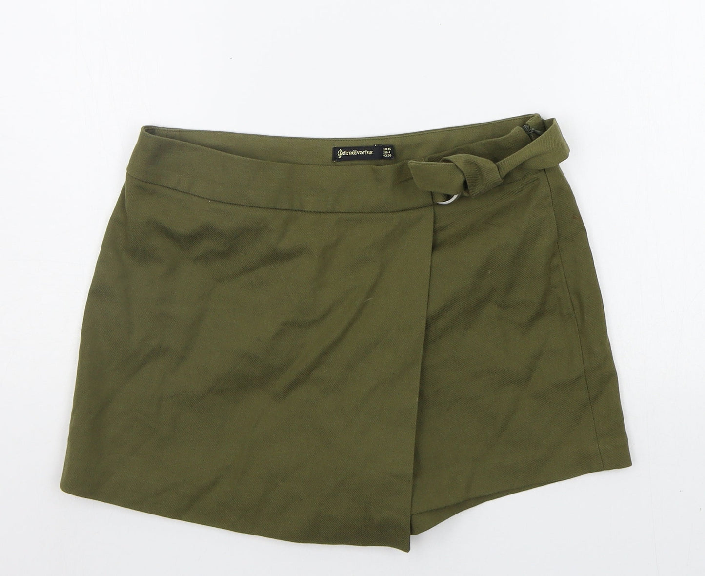 Stradivarius  Womens Green   Sweat Shorts Size 8