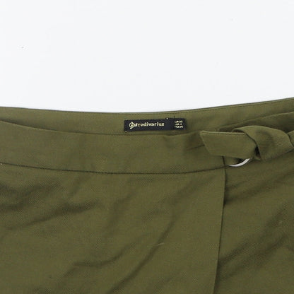 Stradivarius  Womens Green   Sweat Shorts Size 8