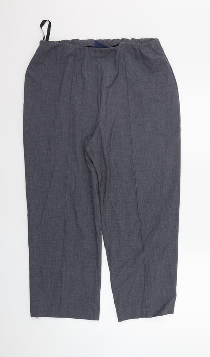 Womens UK Size 14 EWM Regular Fit  Grey Trousers